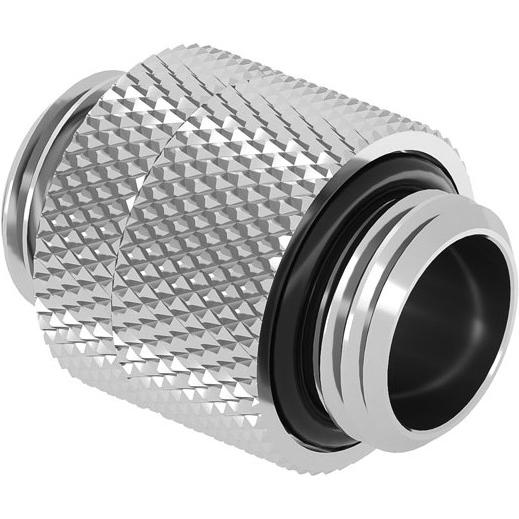 Barrow Adapter gerade G1/4 Zoll AG auf G1/4 Zoll AG, 14mm, drehbar - silber, Wasserkühlung Anschluss, Silber