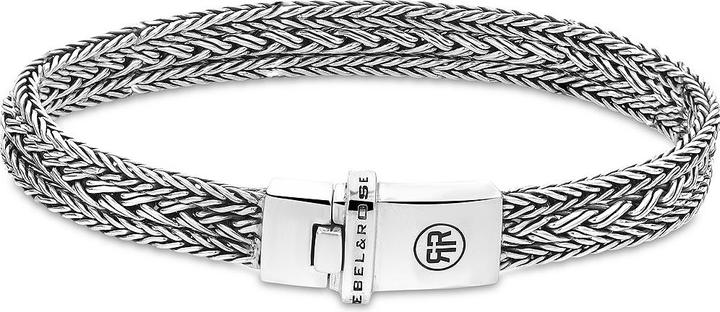 Immagine prodotto Rebel & Rose Bracciale Electra RR-BR034-S-L Uomo (19 cm, Argento 925)