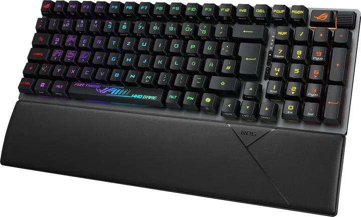 Actual product image ASUS Tastatur ROG Strix Scope II 96 RX Wireless BLK (Germany, Wireless)