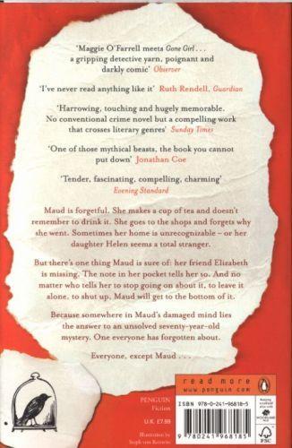 Produktbild Elizabeth is Missing (Englisch, Emma Healey, 2015)