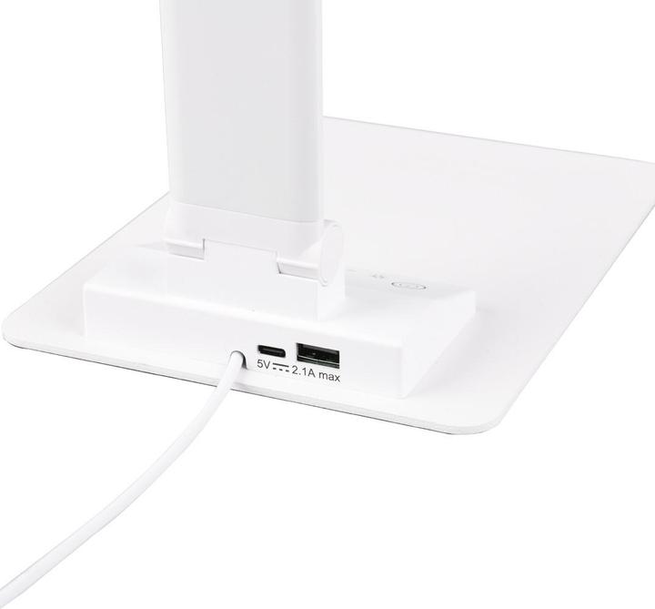 Produktbild Trio Travis LED Tischleuchte 6,5W dimmbar Weiss Matt CCT einstellbare Lichtfarbe (650 lm)