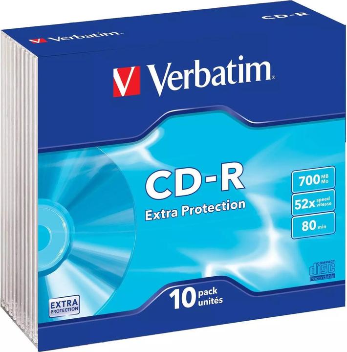 Verbatim CD-R 700MB 10-Pack Slimcase (10 x)