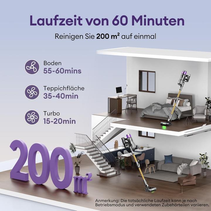 Produktbild Ultenic U20 Akku-Staubsauger mit Anti-Tangle Bürste