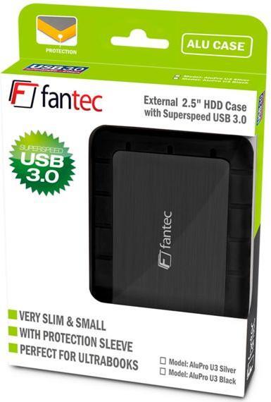 Immagine prodotto Fantec Caso Alupro U3 Nero (2.5")