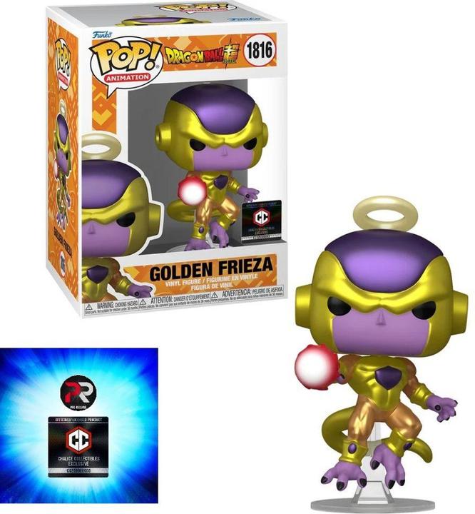 Actual product image Funko POP! Dragon Ball Super - Golden Frieza Métallique Exclusive