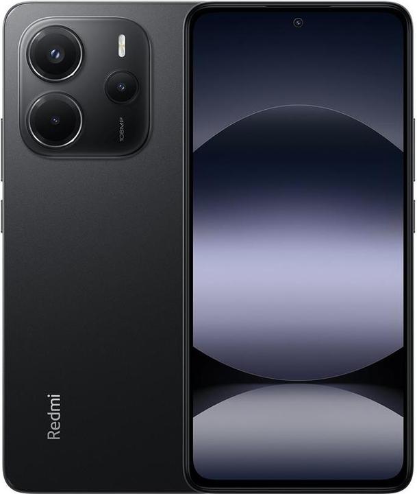 Actual product image Xiaomi Redmi Note 14 (256 GB, Midnight Black, 6.67", Dual SIM, 108 Mpx, 4G)