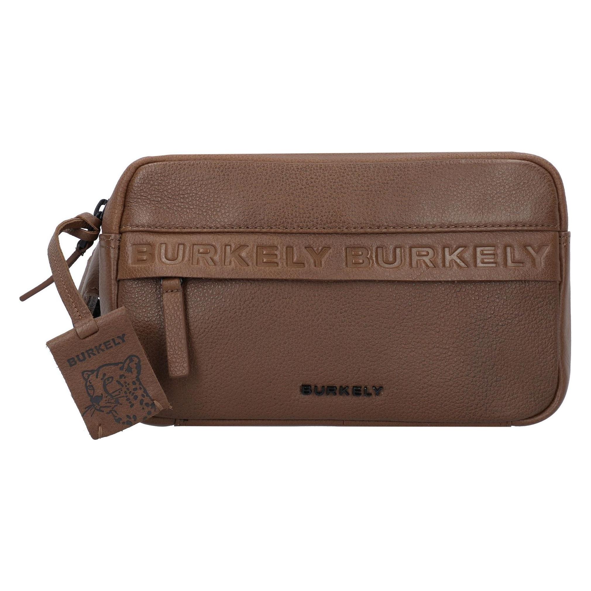 Burkely, Unisex, Bauchtasche, Minimal Mason Gürteltasche Leder 23 Cm, Braun