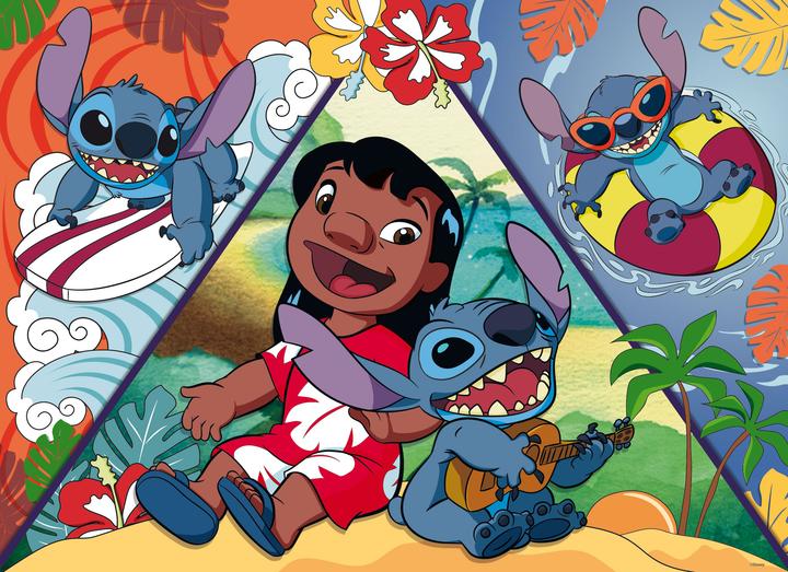Actual product image Lisciani Disney Puzzle Df Maxifloor 150 Lilo & Stitch (150 pieces)