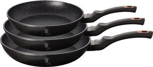 Image du produit BerlingerHaus Ensemble de poêles à frire (20 cm, Ensemble de casseroles et de poêles de cuisson, Aluminium)