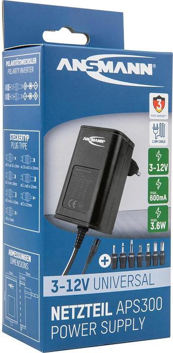 Image du produit Ansmann APS 300 NOUVEAU max. 3,6 W