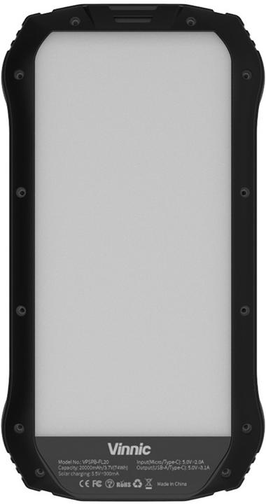 Immagine prodotto Vinnic Caricabatterie solare (20000 mAh, 74 Wh)