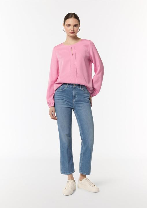Image du produit Comma Bluse Lyocell-Bluse mit Cut-Out (36)