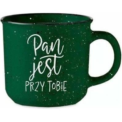 Szaron Vintage-Becher - Der Herr ist mit dir, Tazza, Blu