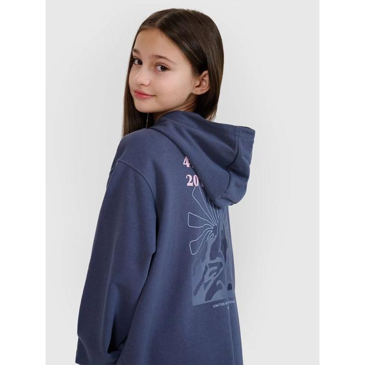 Produktbild 4F Mädchen-Sweatshirt mit Reissverschluss und Kapuze (128)