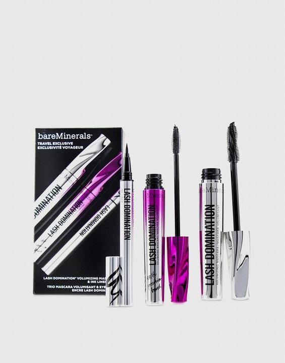 Actual product image Bare Minerals Bareminerals Travel Exclusive Set With Lash Domination Volumizing Mascara Intense Black 8.5 Ml, Lash