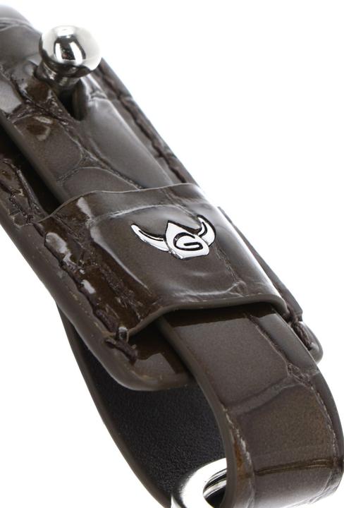 Actual product image Golden Head Cayenne key fob leather 13 cm