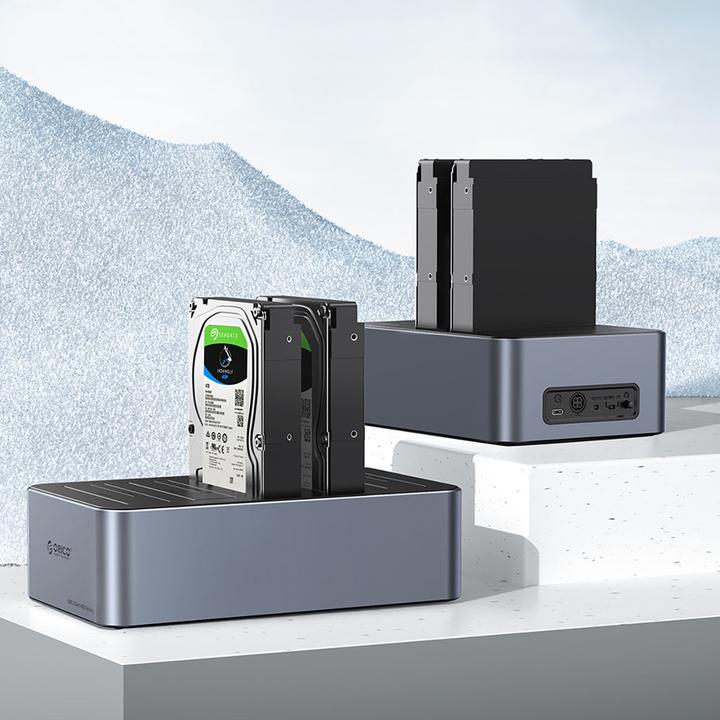 Produktbild Orico 6656C3-C 5-Bay Dockingstation mit Offline-Klonfunktion 2,5"/3,5" SATA HDD/SSD - Grau