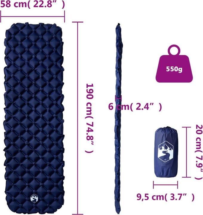 Actual product image vidaXL Isomatte