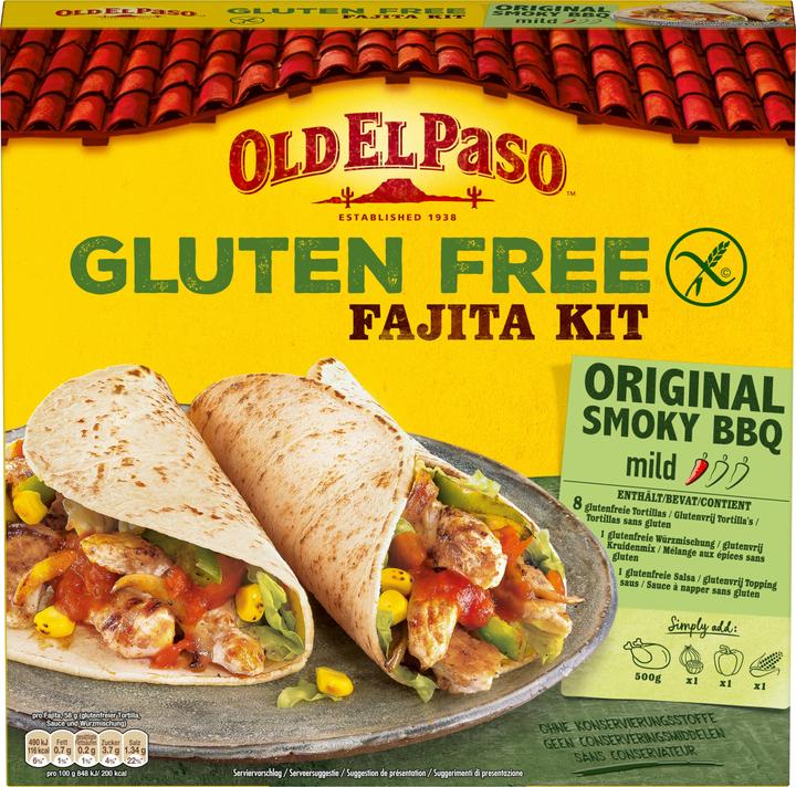 Produktbild Old El Paso Gluten-Free Fajita Kit (462 g)