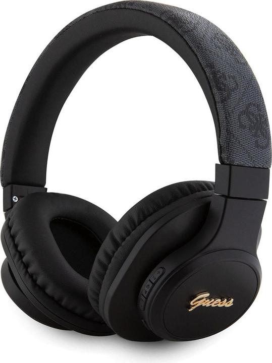Produktbild Guess PU Leather 4G Tone on Tone Script Logo Earphones - black (Kabellos)