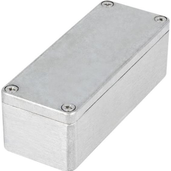 RND Components Schirmgehäuse 90x36x30mm Aluminiumlegierung IP65 (Gehäuse), Elektronikzubehör + Gehäuse, Silber