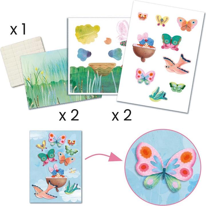 Actual product image Djeco Creative set fairies