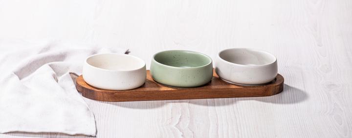 Produktbild Ladelle ELEMENTS Schalen-& Tablettset assortiert 4tlg