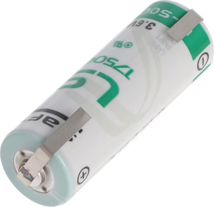 Produktbild Saft Batterie LS17500, Size A, mit Lötfahne U-Form (1 Stk., 14500, 3600 mAh)