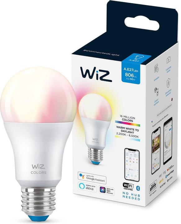 Actual product image WiZ Standard (E27, 60 W, 806 lm, 1 x, F)