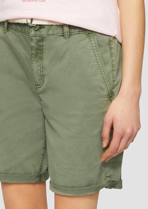Immagine prodotto S.Oliver Hose Shorts mit geflochtenem Gürtel und Garment Dye (Banda radio 38 (2600 MHz))