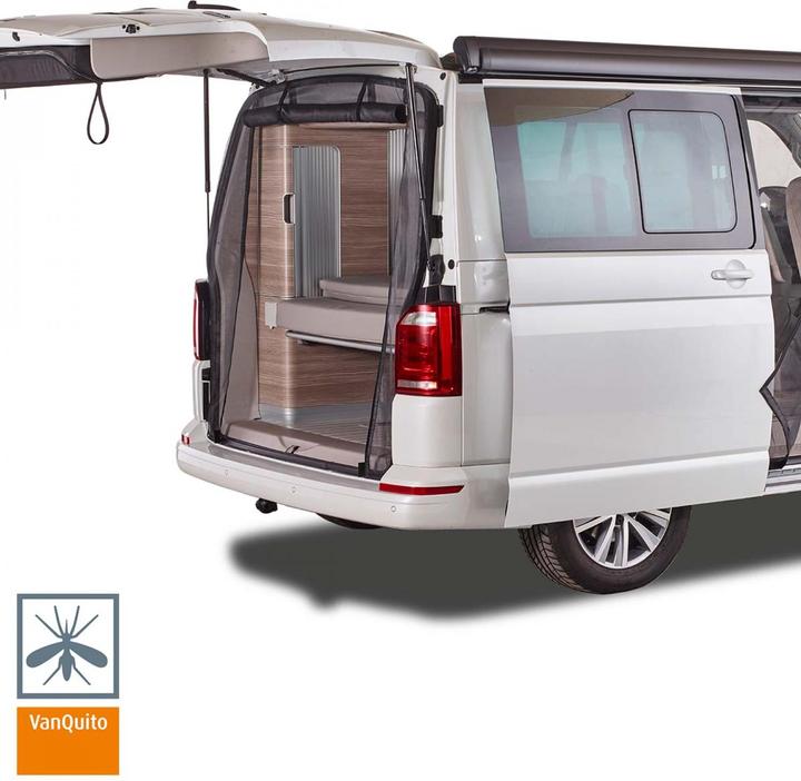 Actual product image VanQuito Mosquito net rear VW T5/T6/T6.1