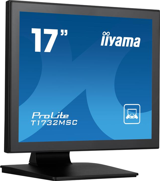 Image du produit iiyama T1732MSC-B1SAG 43,18cm 17pouces TN LED PCAP AG 10P Touch 1280x1024 215cd/m2 HDMI DP VGA Touch U (1280 x 1024 pixels, 17")