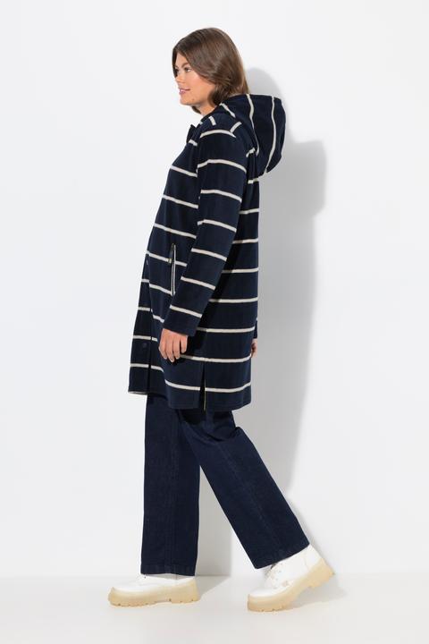 Produktbild Laurasøn Lange Fleecejacke, Kapuze, Langarm (50)