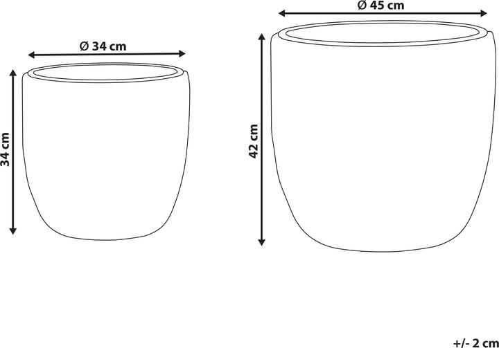 Produktbild Beliani Berberis (34 x 34 cm)
