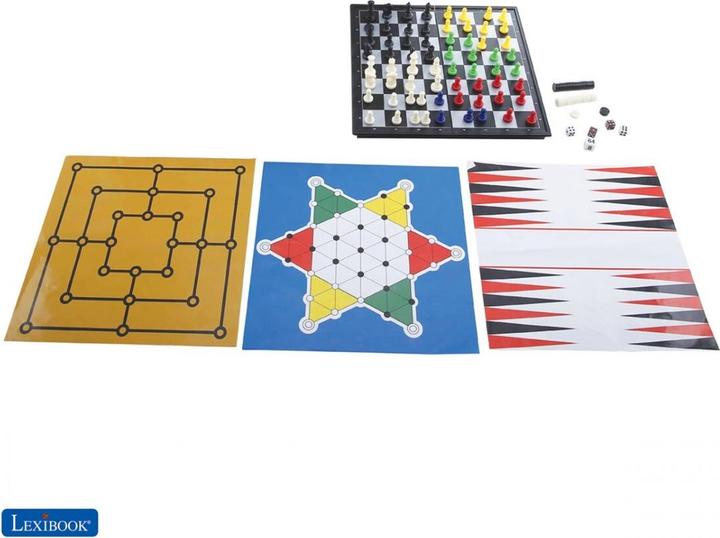 Image du produit Lexibook Jeu de société magnétique - ensemble de 8 jeux en 1 (JGM800) (1 - 6 Joueur)