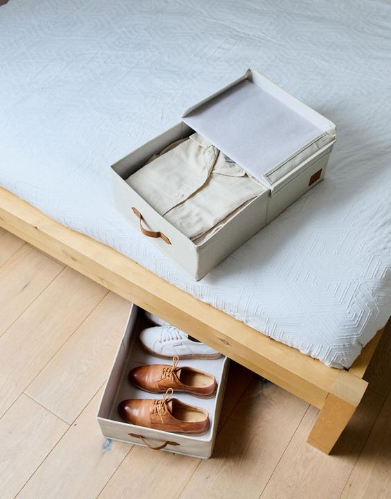 Image du produit Love it Store it Boîte à couvercle rabattable Premium, lot de 2 - Plat (33 x 50 x 16 cm, 26.50 l)