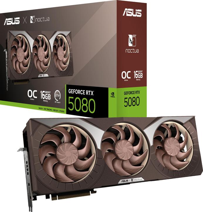 Actual product image ASUS GeForce RTX 5080 Noctua OC Edition (16 GB)
