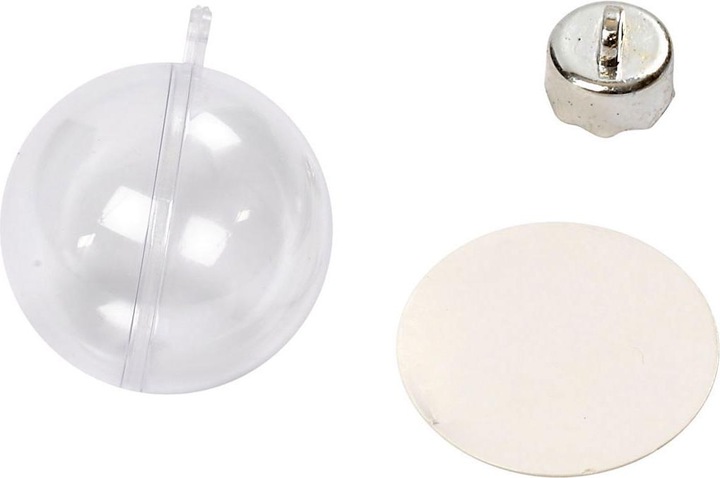 Immagine prodotto Creativ Company Palline decorative trasparenti da 5 cm, 10 pezzi.