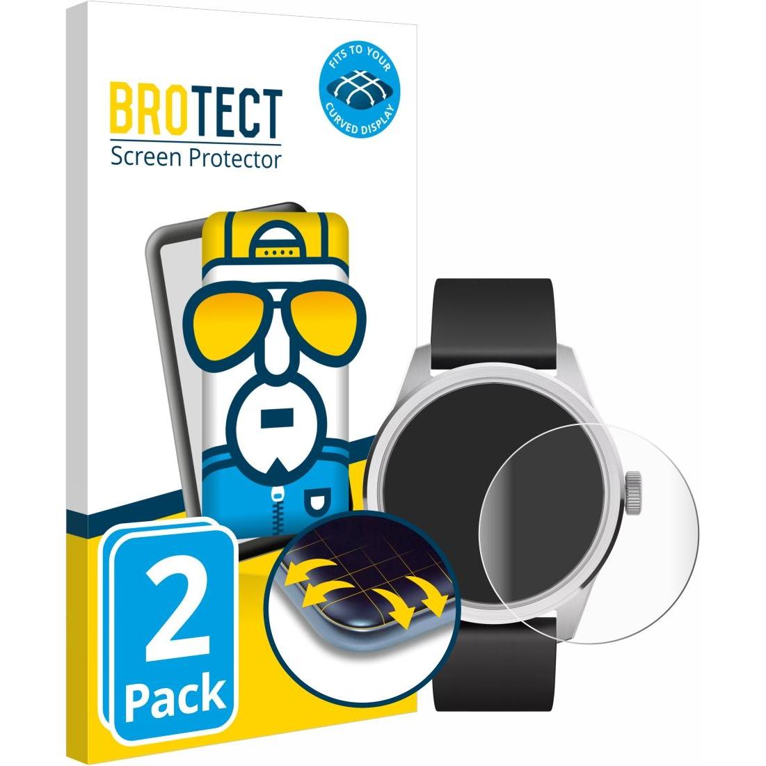 Thumbnail - BROTECT Full-Cover Displayschutz, Smartwatch Schutzfolie, Transparent