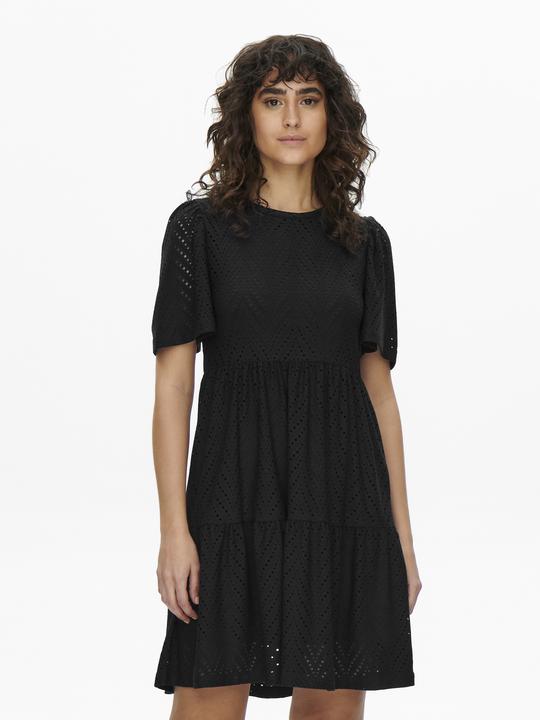 Produktbild JdY Broderie Anglaise Kleid mit kurzen Ärmeln Kleid (S)