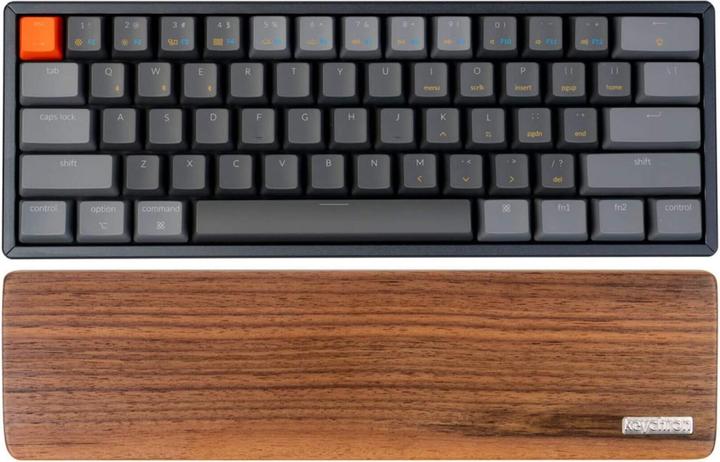 Actual product image Keychron K12/Q4/Q4 Pro/V4/Q60 WalnutWood Palm Rest