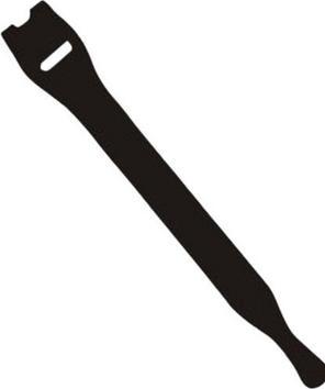 Image du produit Fastech ETK-1-2 Strap, noir, 13x200mm (Serre-câbles velcro, 200 mm, 10 pcs)