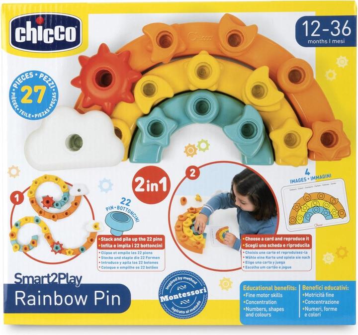 Actual product image Chicco Rainbow Pin