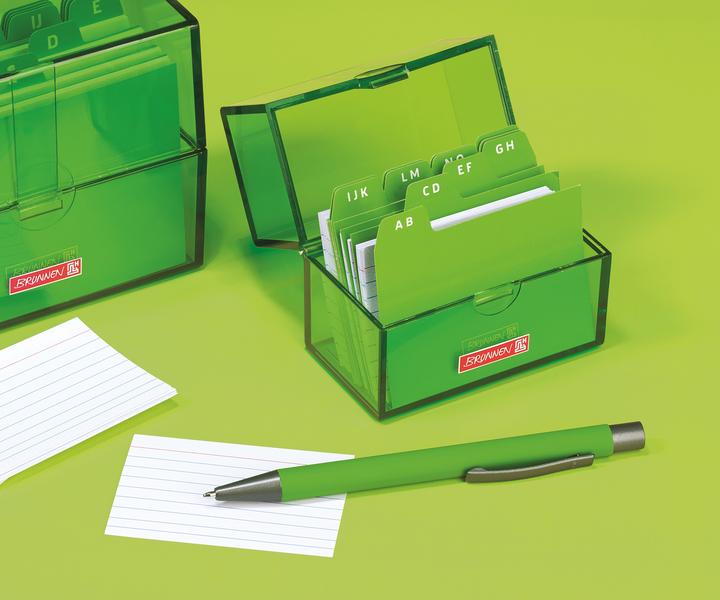 Actual product image Brunnen Card index box A7 filled kiwi (A7)