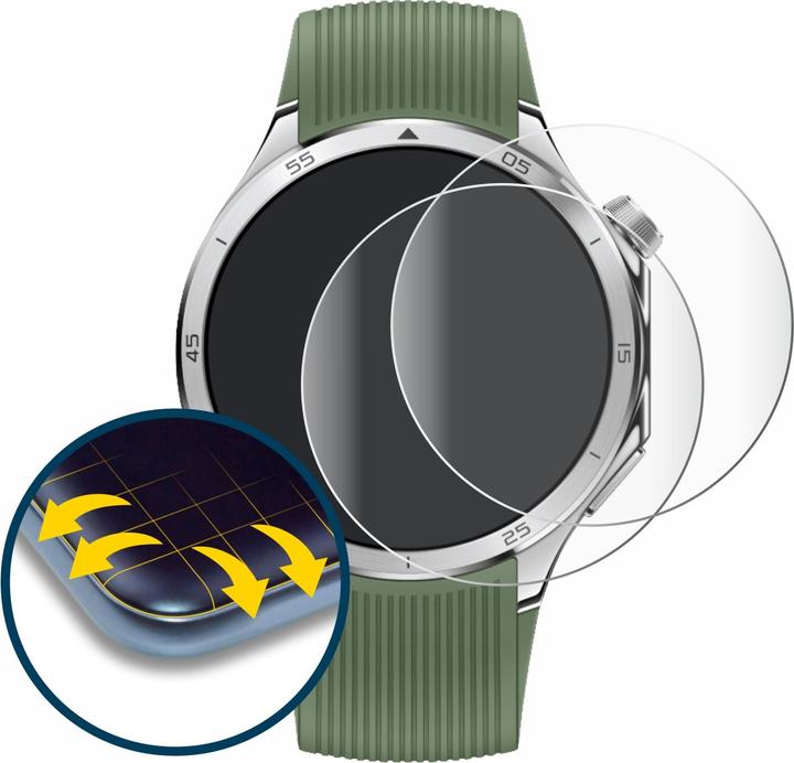 Produktbild BROTECT Fullscreen Schutzfolie Displayschutz Folie Klar Transparent (Watch 3)