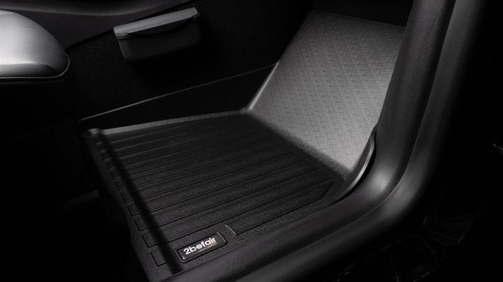 Actual product image 2befair All-weather front footwell mats for the Tesla Model Y (1 set of 2 floor mats)
