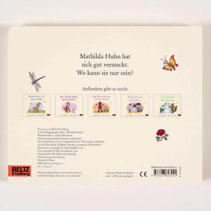 Produktbild Wo steckt Mathilda Huhn? (Deutsch, Axel Scheffler, Julia Donaldson, 2018)