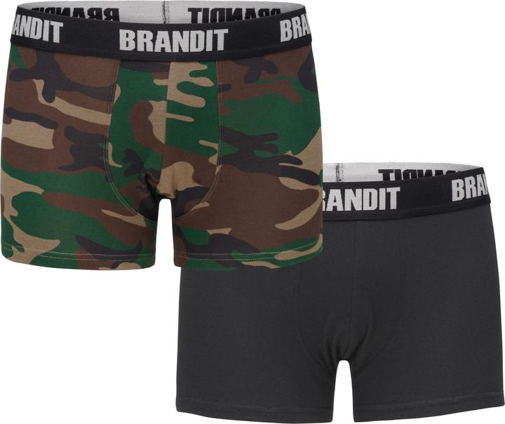 Immagine prodotto Brandit Boxer Logo 2 Pack (M, Confezione da 2)