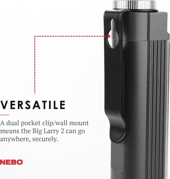 Actual product image Nebo Big Larry 2 (19.70 cm, 500 lm)
