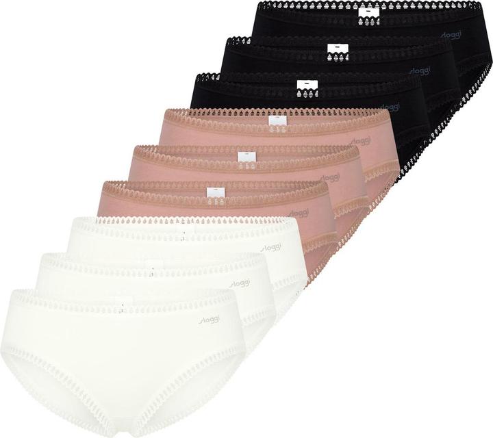 Braun, Creme, Schwarz